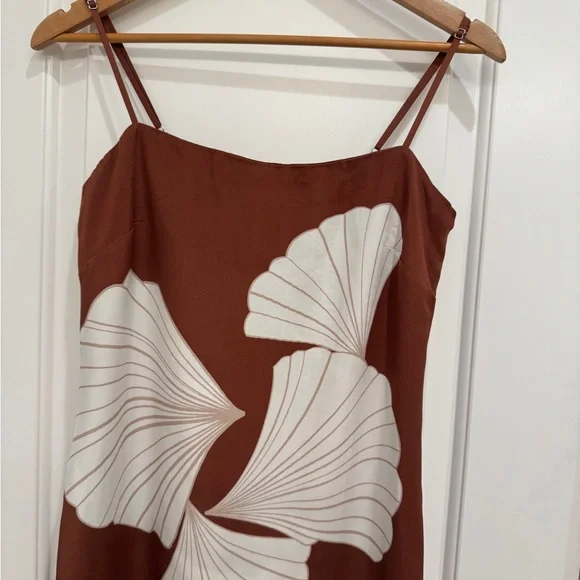 VERONICA BEARD Petra Dress in Whisky Multi size 4 $649 pre owned - Picture 10 of 15